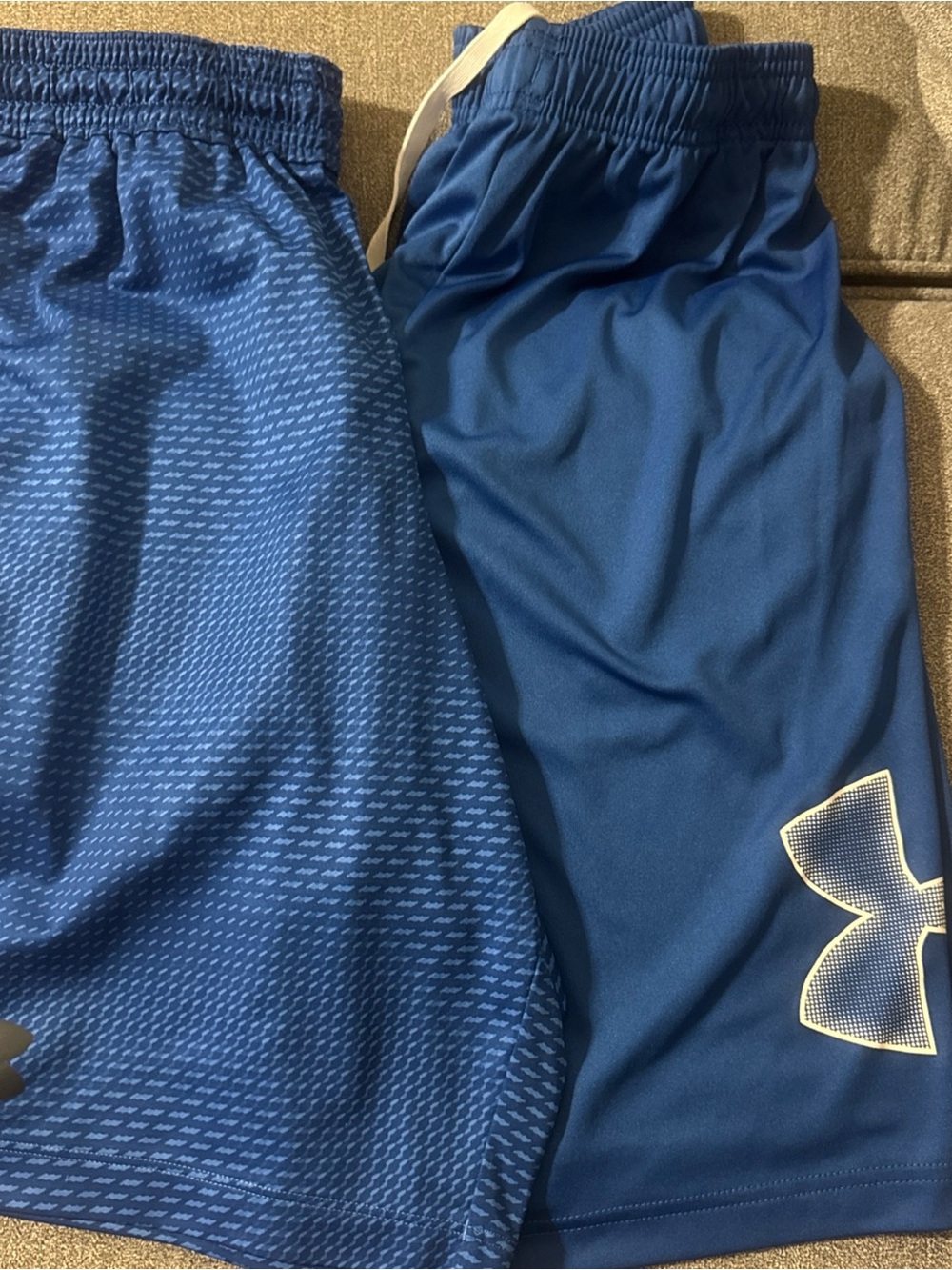 Under Armour 2 pairs Blue Men's Athletic basketball Shorts